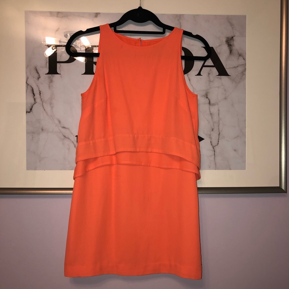 Banana Republic orange mini dress